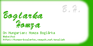boglarka homza business card